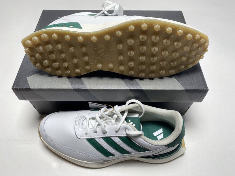 Adidas S2G SL Leather 24 Golf Shoes White Green Men's SZ 11 (IF0299)