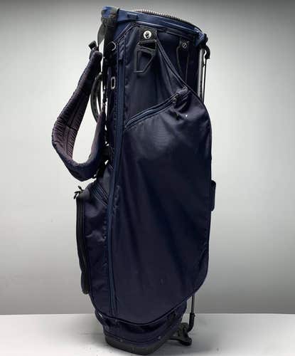 Sun Mountain Zero G Stand Bag Blue 4-Way Divide Dual Strap Golf Bag