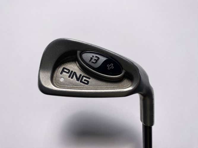 Ping i3 + Single 6 Iron White Dot 3* Flat i3+ Senior Graphite Mens RH
