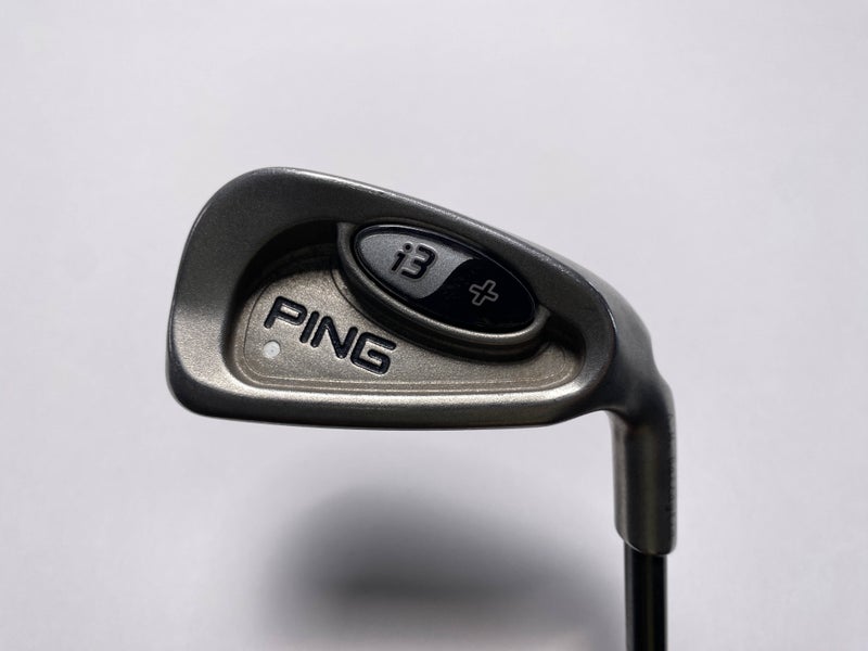Ping i3 + Single 6 Iron White Dot 3* Flat i3+ Senior Graphite Mens RH