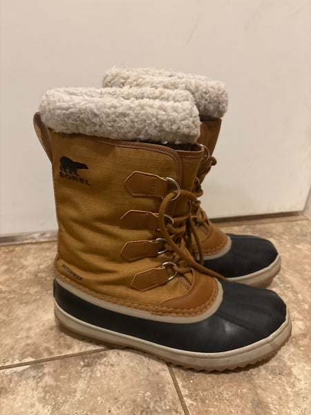 Brown Sorel 1964 PAC Unisex Size M 8.5 (W 9.5) Winter Boots (Used)