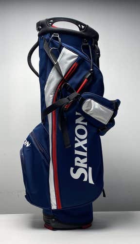 Srixon Z SRX Stand Bag Red White Navy Blue 4-Way Divide Dual Strap Golf Bag NEW