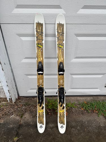 Kid's 2022 Line 135 cm Park Skis With Bindings Max Din 10 (Used)