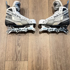 Mission Inhaler AC4 Inline Skates Regular Width Size 7.5 (Used)