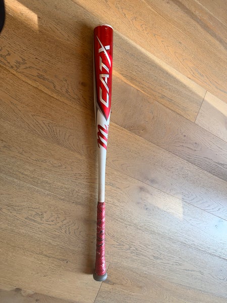 2022 Marucci CAT X Composite BBCOR Certified Bat (-3) 30 oz 33" (Used)