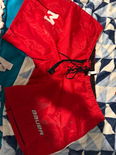 Red XL Bauer Pant Shell (Used)