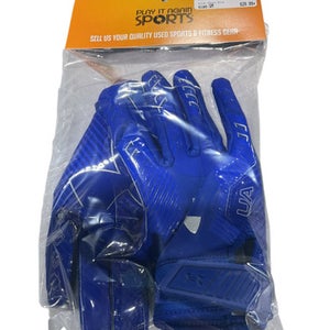 Used Under Armour UA FB Gloves Royal Blue SM 11834-S000043261