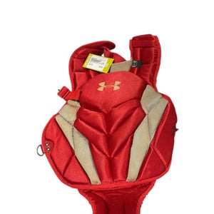Used Under Armour UA CATCHER CHEST PROTECTOR Catchers Chest Protector Red Junior 11834-S000043240