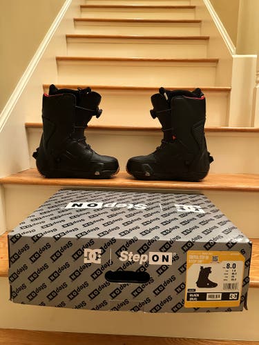 Men's Size M 8.0 (W 9.0) Burton Control STEP ON Snowboard Boots Adjustable Flex (Used)