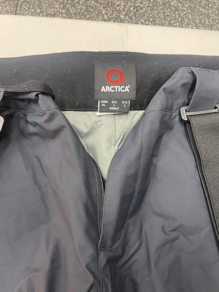 Used Unisex Adult Size Large Arctica Side Zip Ski Pants