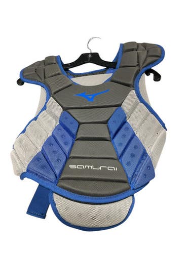 Used Mizuno SAMURAI Catchers Chest Protector Royal Blue Adult 11834-S000039088