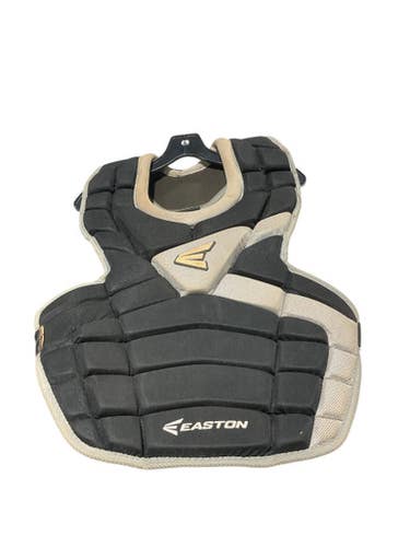 Used Easton BLK CHEST PROTECTOR Catchers Chest Protector Black Adult 11834-S000040541
