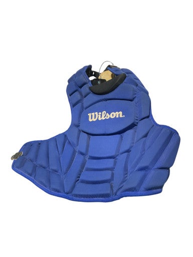 Used Wilson CHEST PROTECTOR BLUE Catchers Chest Protector Royal Blue Intermed 11834-S000017263