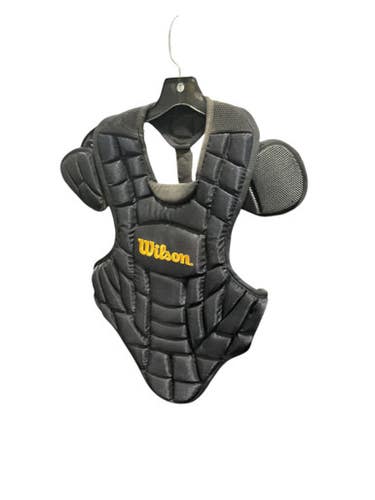 Used Wilson CHEST PROTECTOR Catchers Chest Protector Black Junior 11834-S000017262