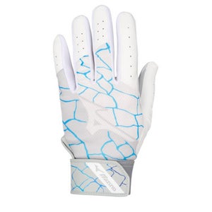 New MVP 2026 WHITE/BLUE YOUTH BATTING GLOVES 11834-MIZ330462