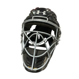 Used Under Armour CATCHERS MASK Catchers Helmet w/Mask Black One Size 11834-S000043185