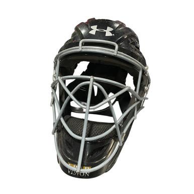 Used Under Armour CATCHERS MASK Catchers Helmet w/Mask Black One Size 11834-S000043185
