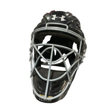 Used Under Armour CATCHERS MASK Catchers Helmet w/Mask Black One Size 11834-S000043185