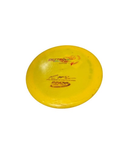 Used Innova STAR DESTROYER Disc Golf Driver Yellow 11834-S000043192