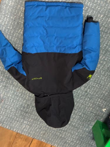 Blue Boys Size 10 Spyder Jacket (Used)
