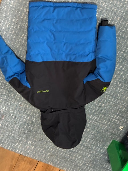 Blue Boys Size 10 Spyder Jacket (Used)