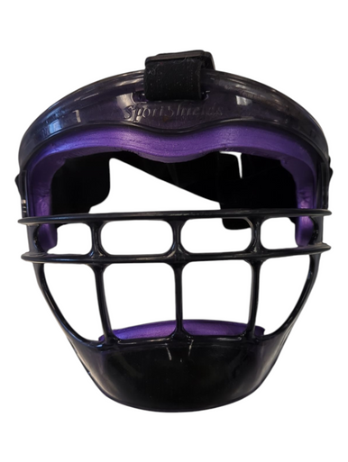 Used SPORTS SHIELD BB/SB Fielders Mask Purple SM 11862-S000091803