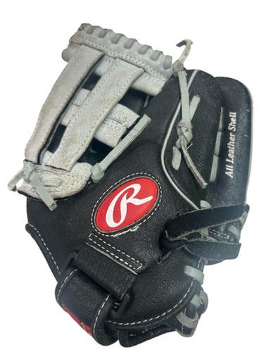 Used Rawlings SC110BGH BB/SB Glove RH Throw Black And Grey 11" 11862-S000091817