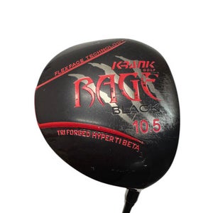 Used RAGE BLACK Mens Driver RH Black 10.5 Degree 11835-S000201224