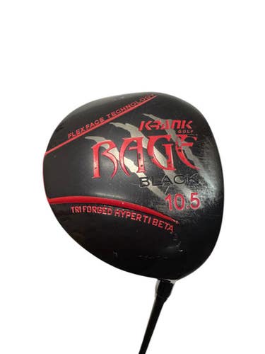 Used RAGE BLACK Mens Driver RH Black 10.5 Degree 11835-S000201224
