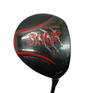 Used RAGE Mens Fairway Wood RH Black 3 Wood 11835-S000201226