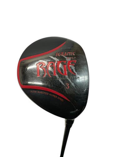 Used RAGE Mens Fairway Wood RH Black 3 Wood 11835-S000201226
