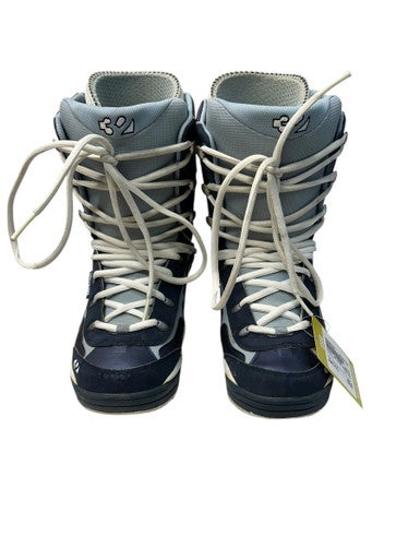 Used ThirtyTwo MINON Womens Snowboard Boots Carolina Blue And Navy Blue Senior 8.5 11835-S000201316