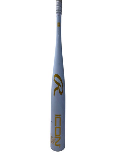 Used Rawlings RBB6IONE3 BB/SB High School -3 Bat Sky Blue 33" 11835-S000200067