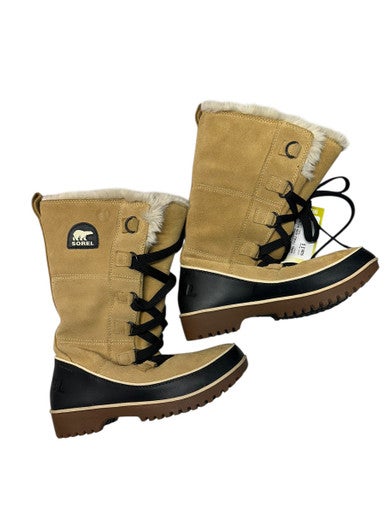 Used Sorel TIVOLI HIGH Snow/Hunt/Hike Boots W Brown Senior 6 11835-S000200866