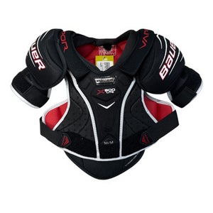 Used Bauer X800 LITE Junior Shoulder Pads Black And Red MD 11835-S000201404