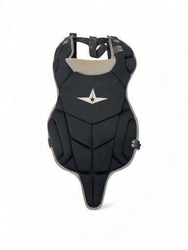 Used All Star CPCC79LS Catchers Chest Protector Black And Grey Youth 11835-S000201427