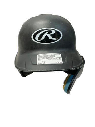 Used Rawlings MACHCC-JR-REVA Batting Helmet w/Mask Black S/M 11835-S000201062