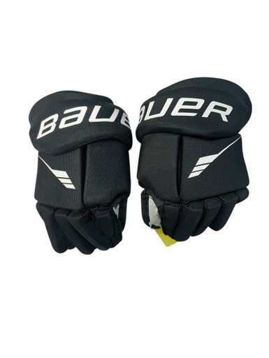 Used Bauer BAUER LIL SPORT HKY GLOVES YTH Youth Gloves Black And Red 8" 11835-S000201073