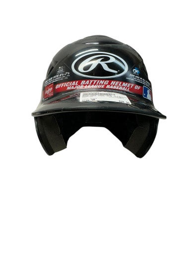 Used Rawlings AMARCFH-B Batting Helmet No Mask Black SM 11835-S000201085