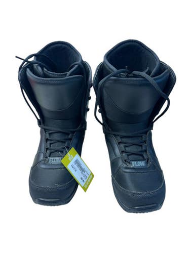 Used Flow VEGA LACE Mens Snowboard Boots Black Senior 10 11835-S000201142