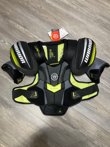 Large Senior Warrior Alpha QX Pro Shoulder Pads Pro Stock (New) St. Louis Blues Pro Return
