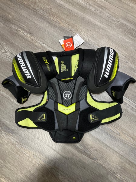Large Senior Warrior Alpha QX Pro Shoulder Pads Pro Stock (New) St. Louis Blues Pro Return