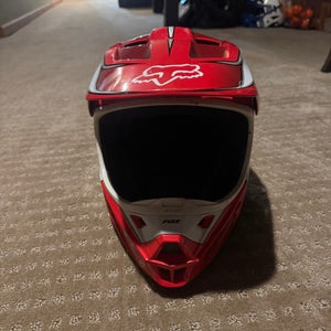Boys Medium Fox Bike Helmet for Dirtbiking/DH Biking (Used)