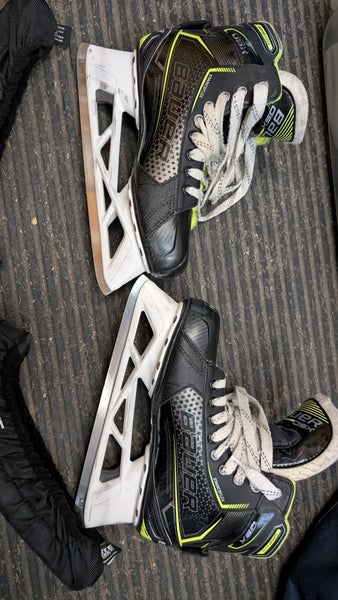 Bauer GSX Hockey Goalie Skates Extra Wide Width 9 (Used)