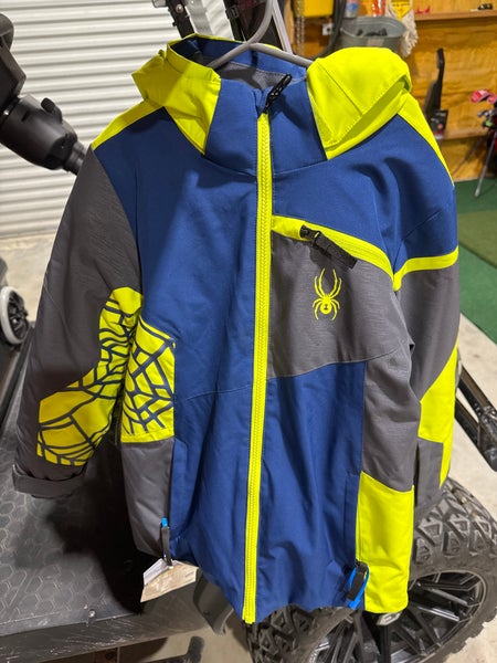 Blue Unisex Youth Small / Medium Spyder Jacket (Used)