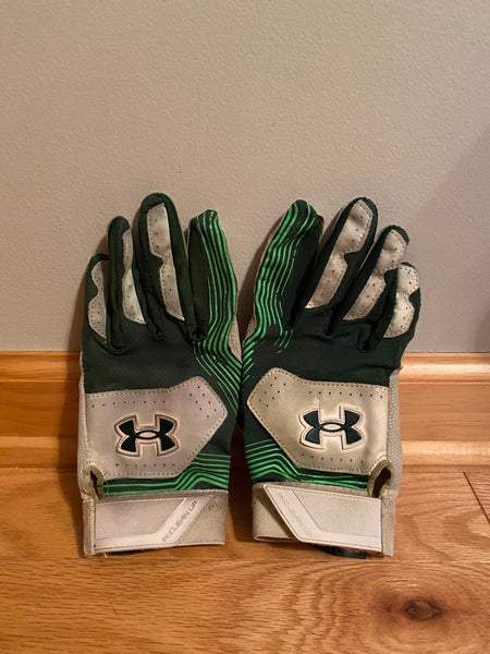 Medium Under Armour clean up Batting Gloves