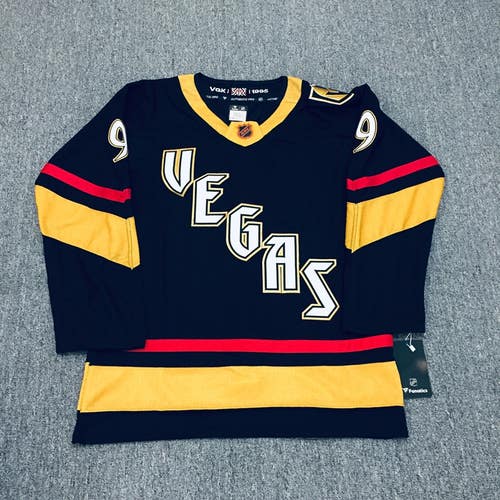 Vegas Golden Knights 9 Jack Eichel Ice Hockey Jerseys size 50