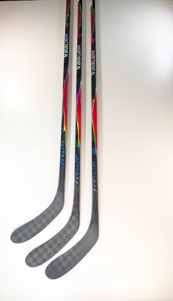 (3-pack) New Senior Red RH Bauer Vapor Flylite, 87 Flex, P28