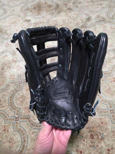 "Used Rawlings Pro Preferred Baseball Glove right hand throw outfield 12.75"