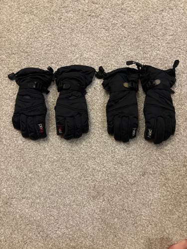 Black Youth Large Kids Unisex Helly Hansen Gloves (Used)